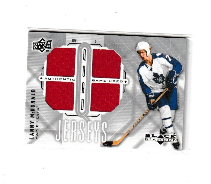 2009-10 Black Diamond Jerseys Quad #QJ-LM Lanny McDonald
