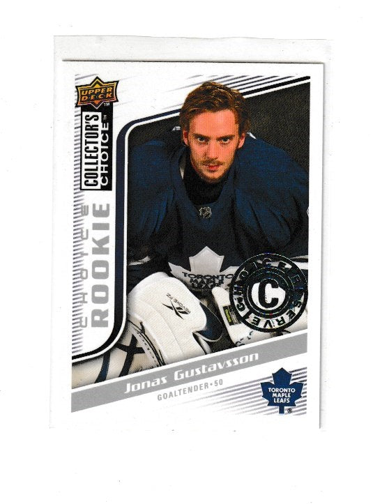 2009-10 Collectors Choice Choice Reserve #296 Jonas Gustavsson