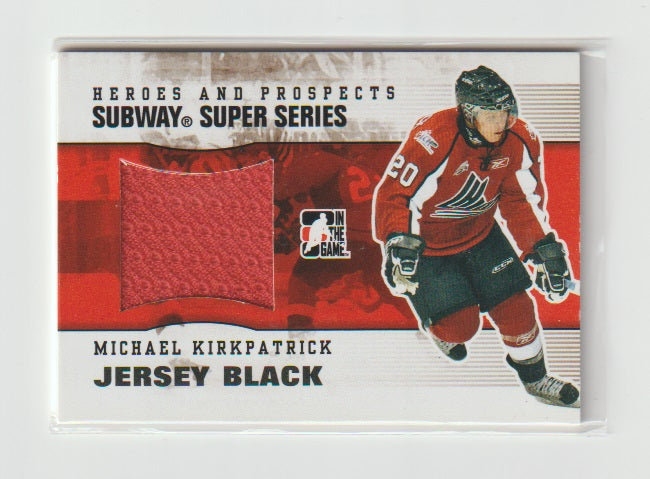 2009-10 ITG Heroes & Prospects Subway Series Jerseys #SSM-11 Michael Kirkpatrick
