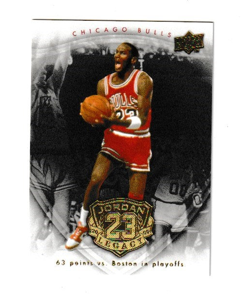 2009-10 Michael Jordan Legacy Collection Gold #10 Michael Jordan