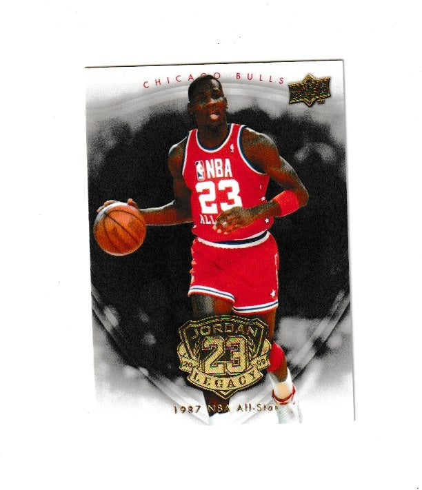 2009-10 Michael Jordan Legacy Collection Gold #17 Michael Jordan