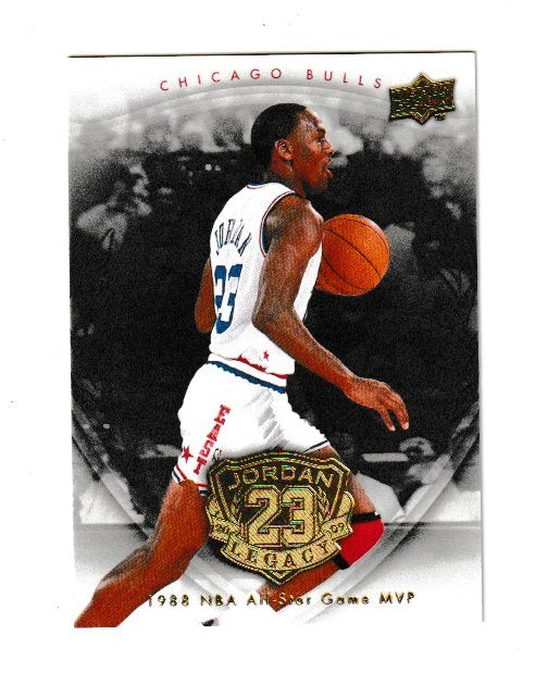 2009-10 Michael Jordan Legacy Collection Gold #25 Michael Jordan