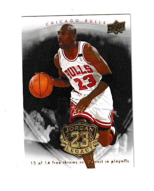 2009-10 Michael Jordan Legacy Collection Gold #44 Michael Jordan