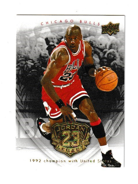 2009-10 Michael Jordan Legacy Collection Gold #60 Michael Jordan