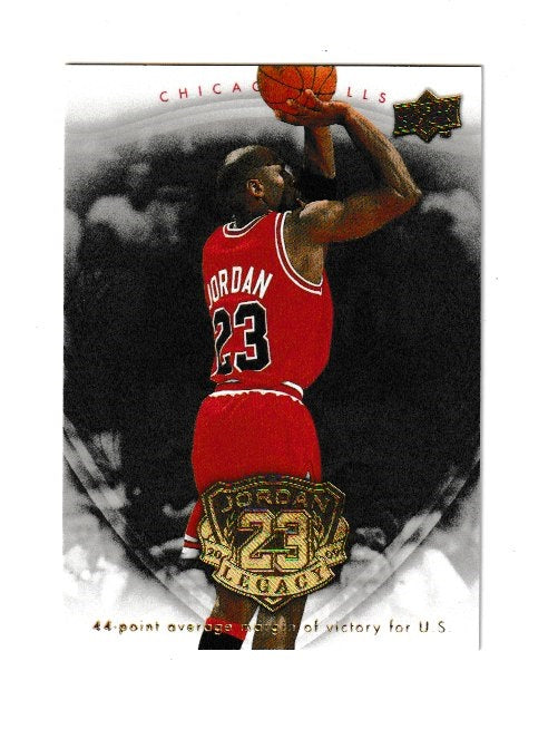 2009-10 Michael Jordan Legacy Collection Gold #61 Michael Jordan