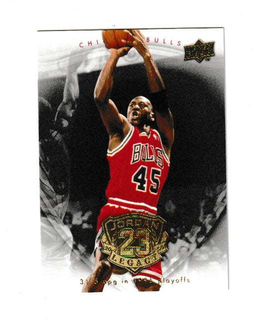 2009-10 Michael Jordan Legacy Collection Gold #77 Michael Jordan
