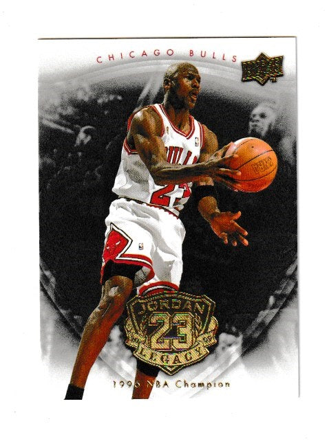 2009-10 Michael Jordan Legacy Collection Gold #80 Michael Jordan