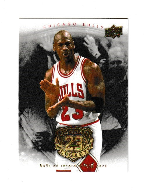 2009-10 Michael Jordan Legacy Collection Gold #81 Michael Jordan