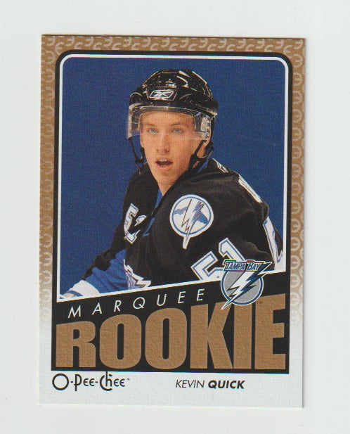 2009-10 O-Pee-Chee Marquee Rookies #527 Kevin Quick