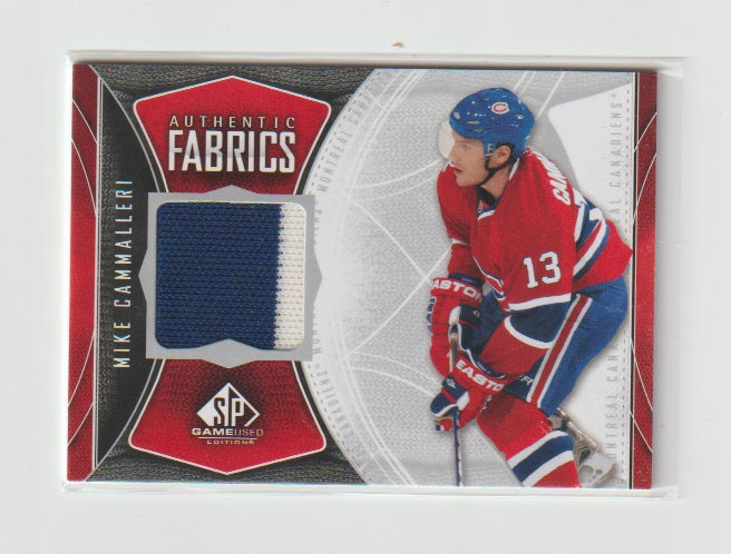 2009-10 SP Game Used Authentic Fabric #AF-MC Mike Cammalleri