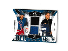 Load image into Gallery viewer, 2009-10 SP Game Used Authentic Fabrics Dual #AF2-GK Phil Kessel &amp; Marian Gaborik
