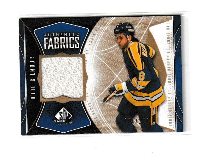 2009-10 SP Game Used Authentic Fabrics Gold #AF-DG Doug Gilmour