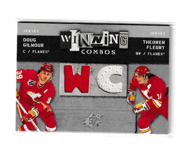 2009-10 SPx Winning Combos #WC-GF Doug Gilmour & Theoren Fleury