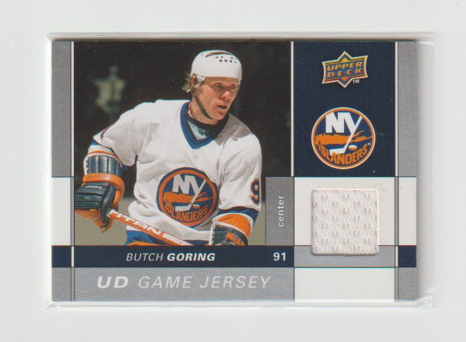 2009-10 Upper Deck Game Jersey #GJ-BG Butch Goring