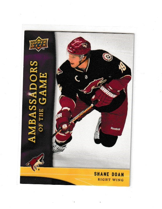 2009-10 Upper Deck Ambassadors of the Game #AG11 Shane Doan