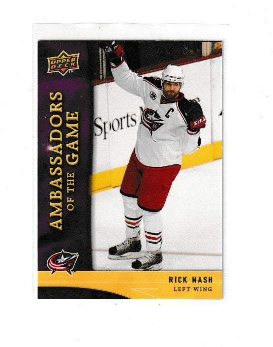 2009-10 Upper Deck Ambassadors of the Game #AG15 Rick Nash