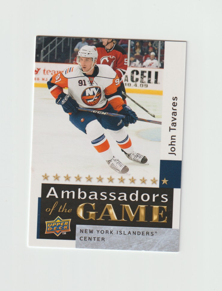 2009-10 Upper Deck Ambassadors of the Game #AG56 John Tavares