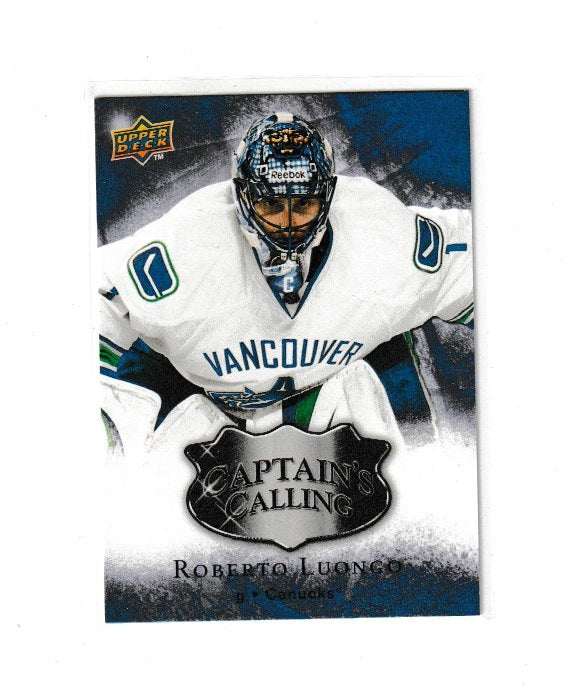 2009-10 Upper Deck Captains Calling #CC4 Roberto Luongo