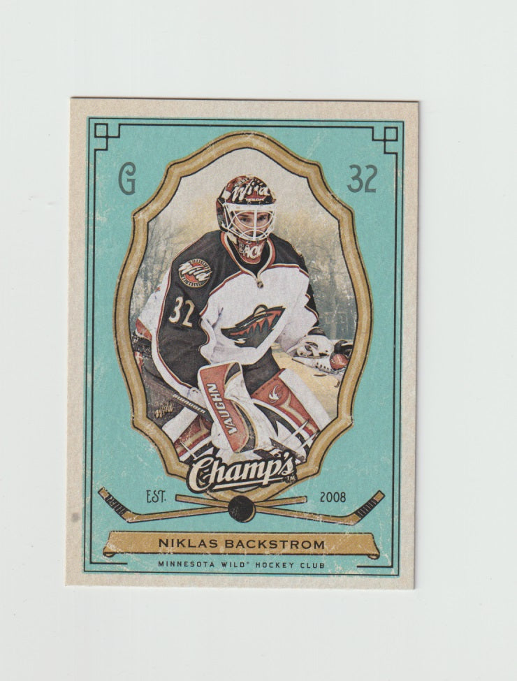 2009-10 Upper Deck Champs Green #54 Niklas Backstrom