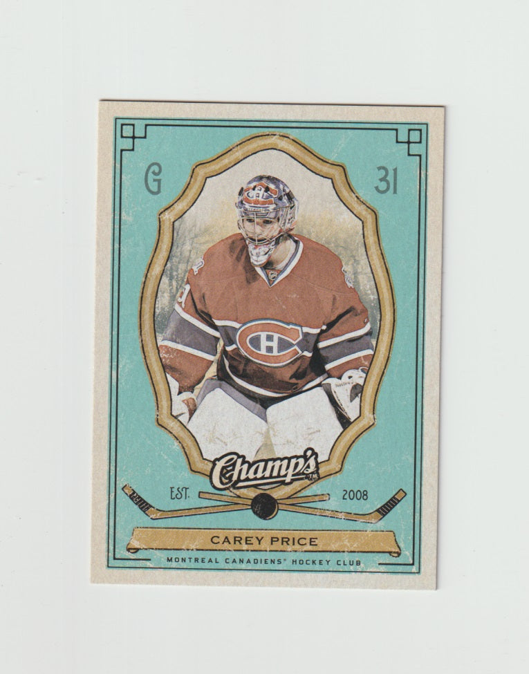 2009-10 Upper Deck Champs Green #55 Carey Price