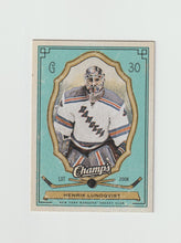 Load image into Gallery viewer, 2009-10 Upper Deck Champs Green #69 Henrik Lundqvist
