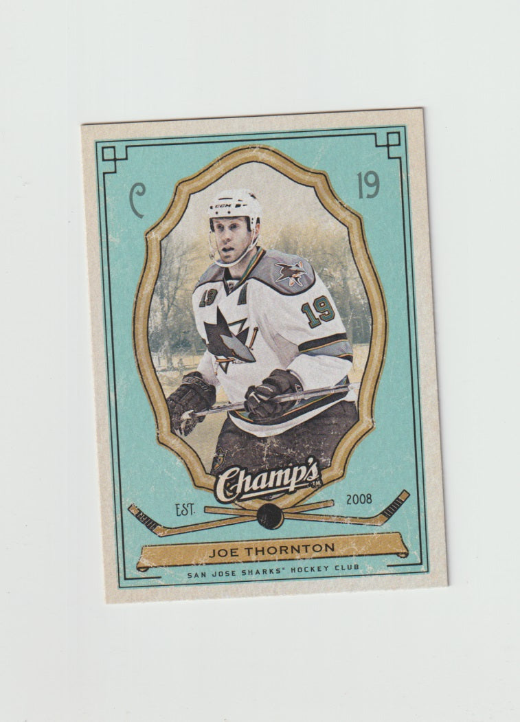 2009-10 Upper Deck Champs Green #84 Joe Thornton