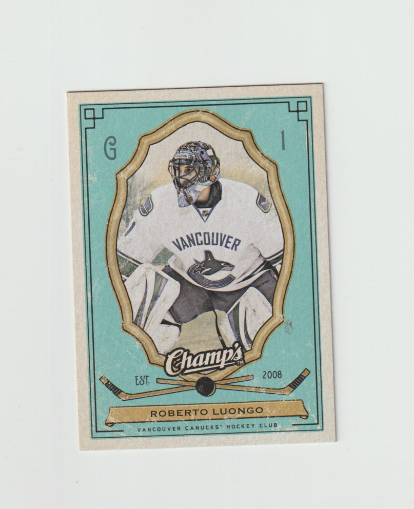 2009-10 Upper Deck Champs Green #93 Roberto Luongo