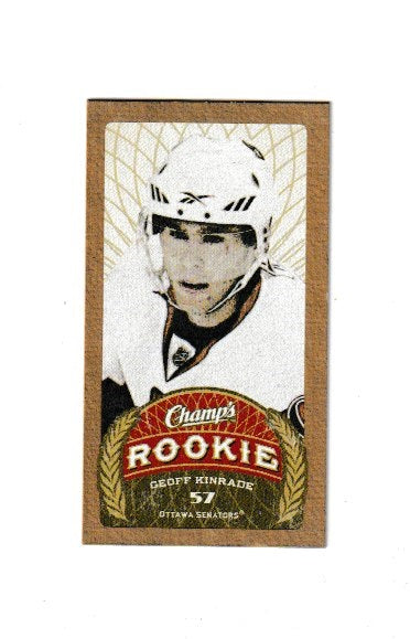 2009-10 Upper Deck Champs Mini Champs Rookies #126 Geoff Kinrade