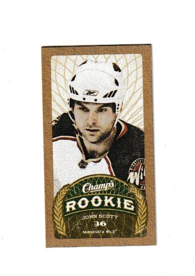 2009-10 Upper Deck Champs Mini Champs Rookies #143 John Scott