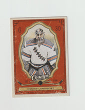 Load image into Gallery viewer, 2009-10 Upper Deck Champs Red #69 Henrik Lundqvist
