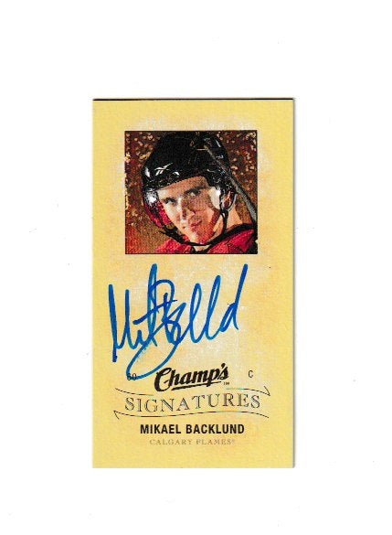 2009-10 Upper Deck Champs Signatures #CS-BA Mikael Backlund