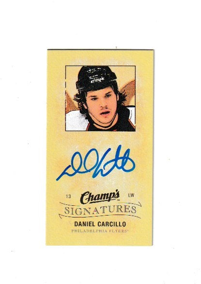 2009-10 Upper Deck Champs Signatures #CS-DC Daniel Carcillo