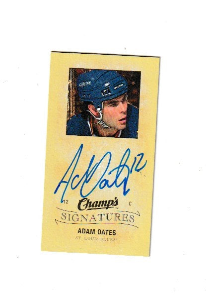 2009-10 Upper Deck Champs Signatures #CS-OA Adam Oates