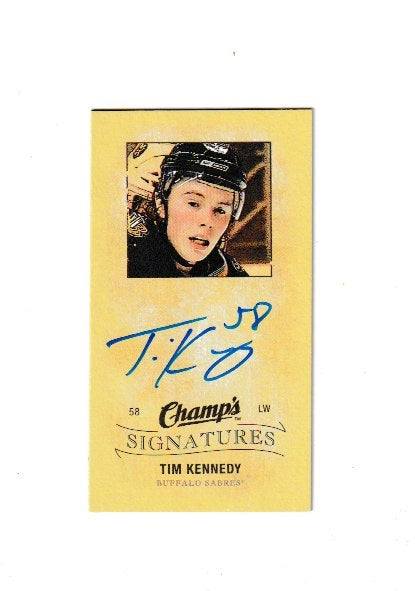 2009-10 Upper Deck Champs Signatures #CS-TK Tim Kennedy