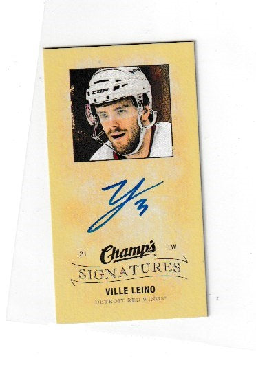 2009-10 Upper Deck Champs Signatures #CS-VL Ville Leino