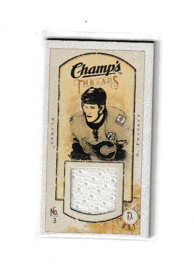 2009-10 Upper Deck Champs Threads #MT-DP Dion Phaneuf