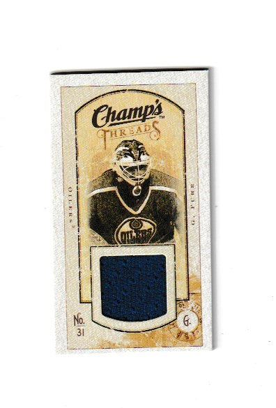 2009-10 Upper Deck Champs Threads #MT-GF Grant Fuhr