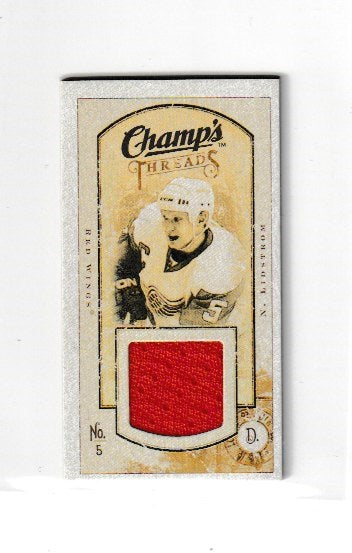 2009-10 Upper Deck Champs Threads #MT-NL Nicklas Lidstrom
