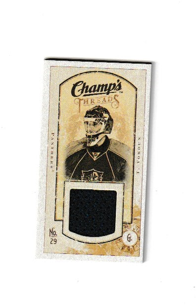 2009-10 Upper Deck Champs Threads #MT-VO Tomas Vokoun