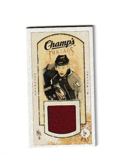 2009-10 Upper Deck Champs Threads #MT-WW Wojtek Wolski