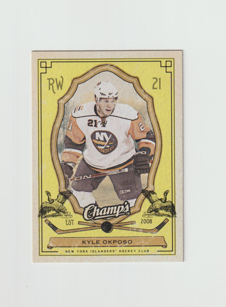 2009-10 Upper Deck Champs Yellow Animal Icon #65 Kyle Okposo