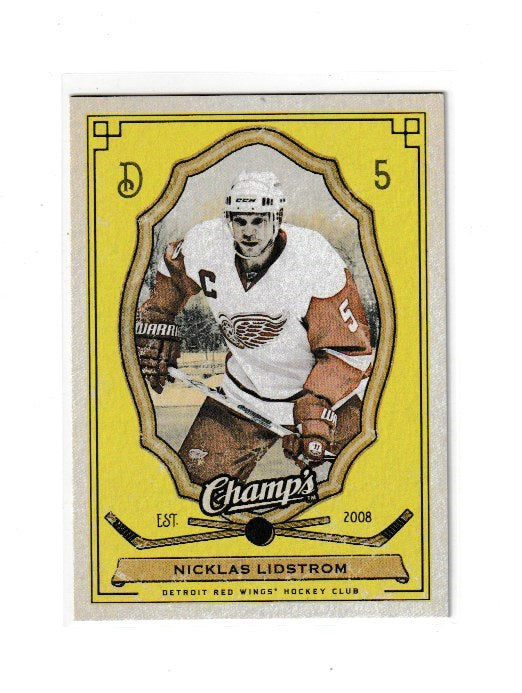 2009-10 Upper Deck Champs Yellow #37 Nicklas Lidstrom