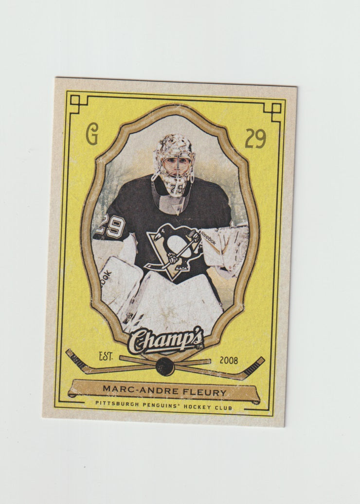 2009-10 Upper Deck Champs Yellow #81 Marc-Andre Fleury