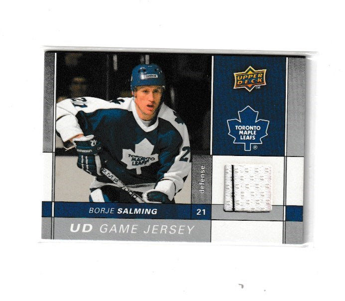2009-10 Upper Deck Game Jerseys #GJ-SA Borje Salming
