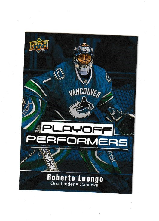 2009-10 Upper Deck Playoff Performers #PP11 Roberto Luongo