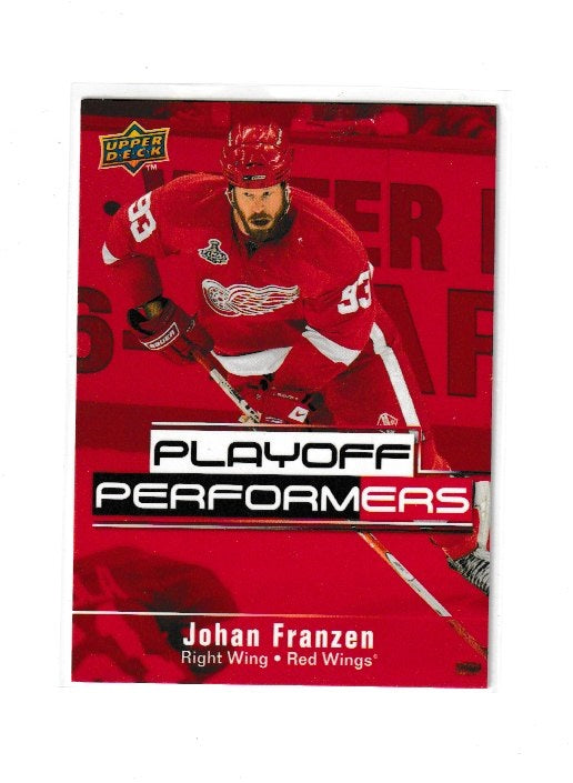 2009-10 Upper Deck Playoff Performers #PP6 Johan Franzen