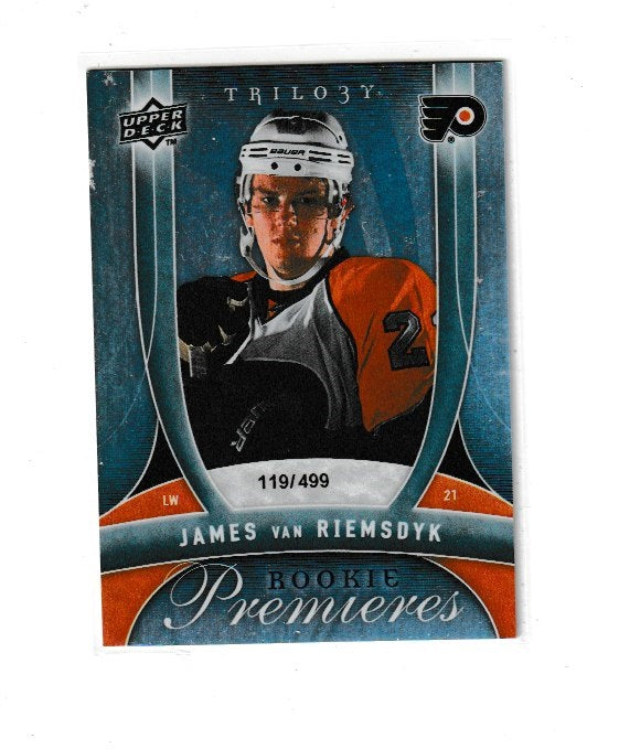 2009-10 Upper Deck Trilogy Rookie Premieres #164 James van Riemsdyk