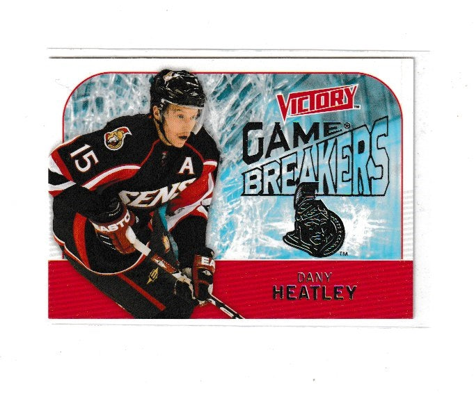 2009-10 Upper Deck Victory Game Breakers #GB27 Dany Heatley