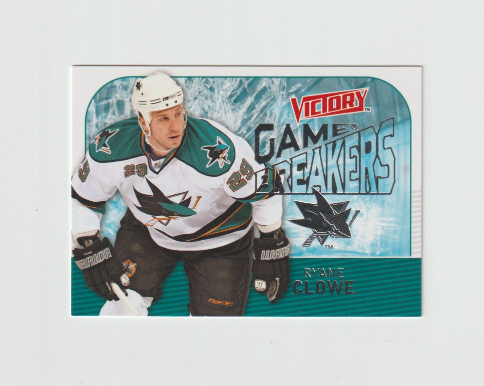 2009-10 Upper Deck Victory Game Breakers #GB46 Ryane Clowe