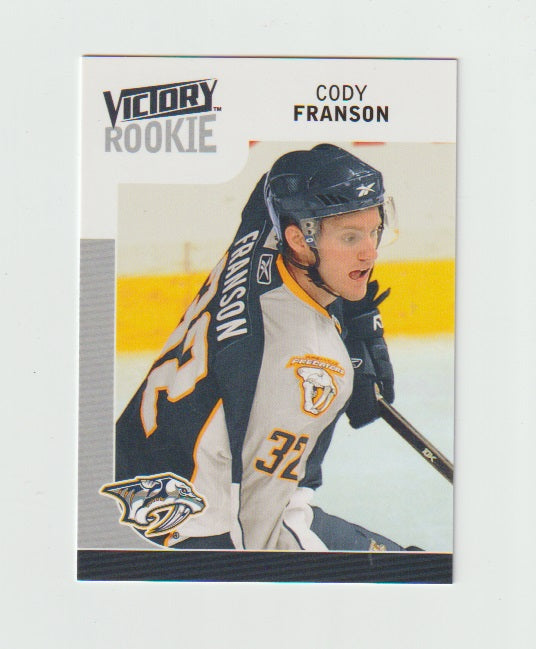 2009-10 Upper Deck Victory Rookie #316 Cody Franson